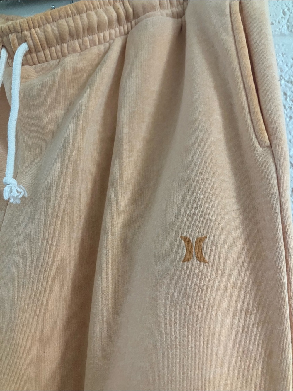 Hurley Peach/Tan Kids Fleece Joggers